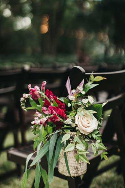 TBH wedding flowers